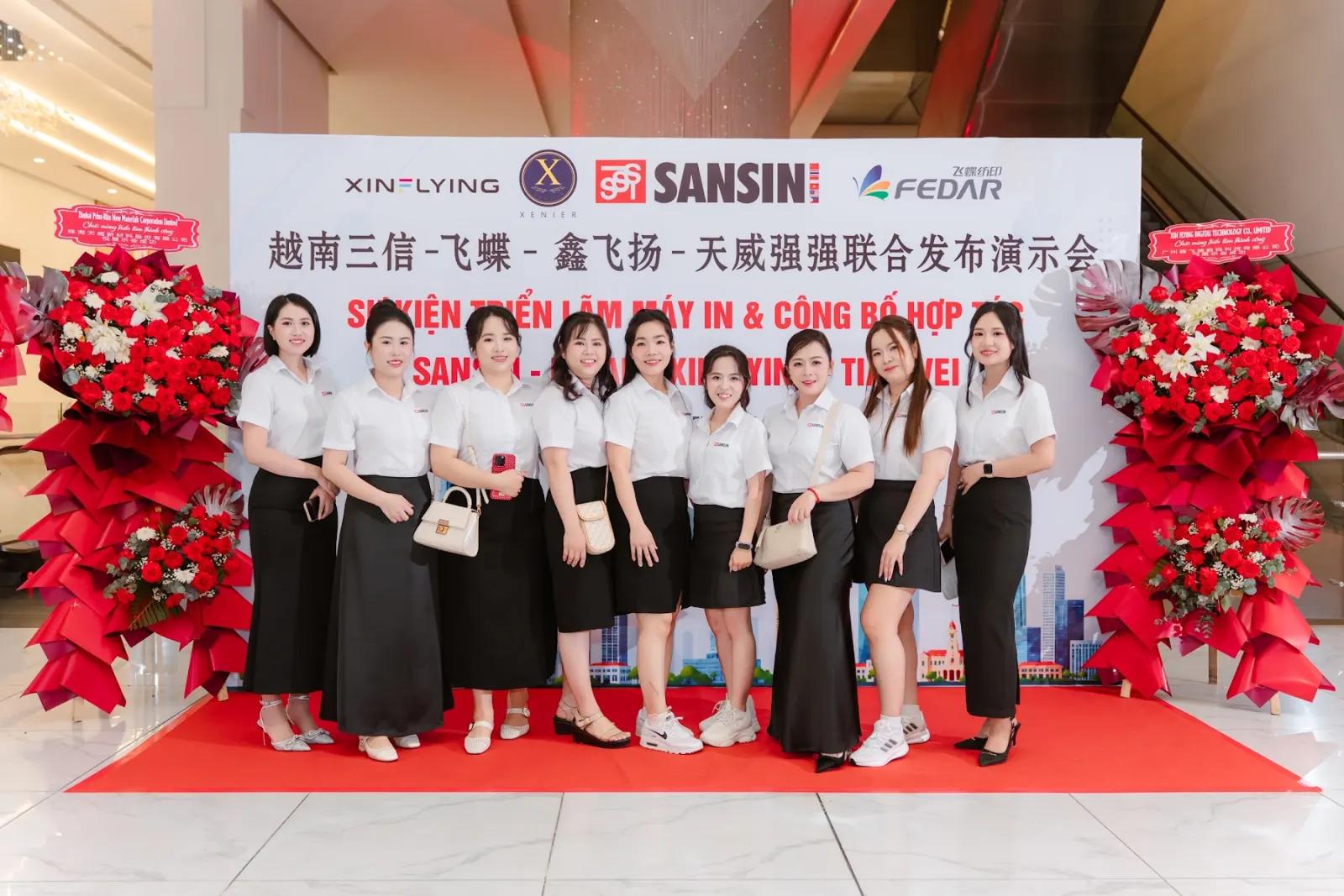 Ra mắt máy in & lễ ký kết hợp tác Sansin – Fedar – Xinfeiyang – ảnh 11