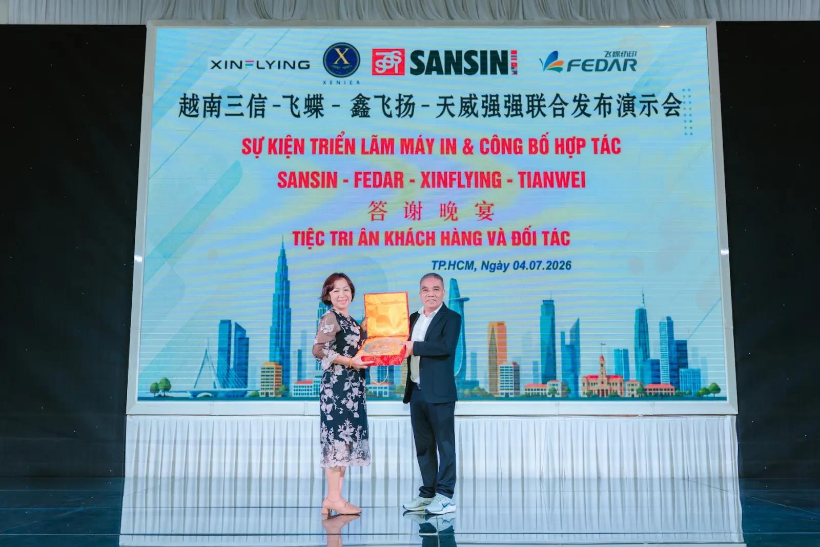 Ra mắt máy in & lễ ký kết hợp tác Sansin – Fedar – Xinfeiyang – ảnh 42