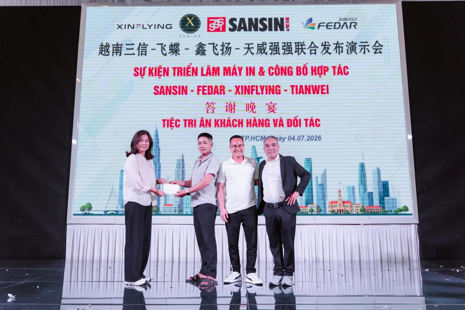Ra mắt máy in & lễ ký kết hợp tác Sansin – Fedar – Xinfeiyang – ảnh 50