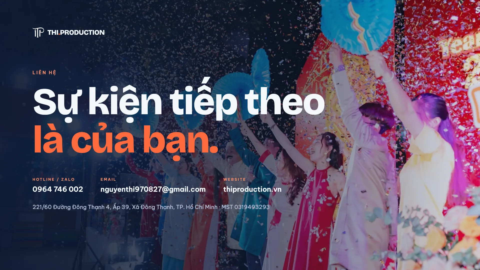 Hồ sơ năng lực THI Production 2026 – trang 17: Liên hệ